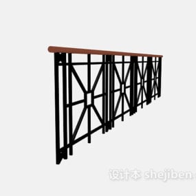 Stair Or Corridor Fence 3d model