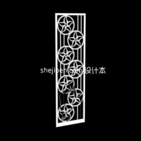 Chinese Partition Frame Decor 3d model