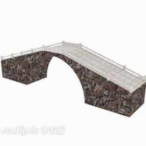 Chinese Small Stone Bridge 3d model