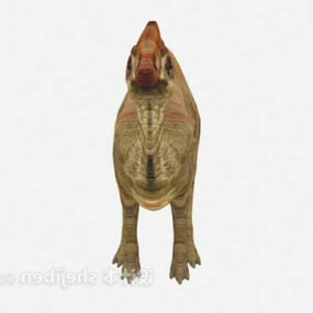Modelo 3d de dinosaurio extraño