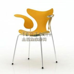 Stylish Small Coffee Chair 3d model