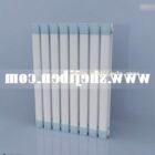 Aluminium radiator rektangulær form