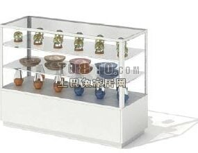 Supermarket Jewelry Display Shelf 3d model