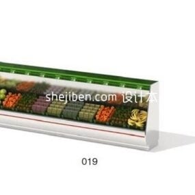 Supermarket Shelves 3d model