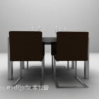 खाने की मेज कुर्सी आधुनिक शैली; ई संयोजन