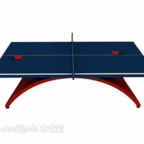 Blue Tennis Table 3d model