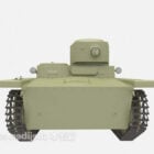 Tank free 3d model .