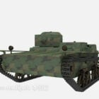Tank light 3d model .