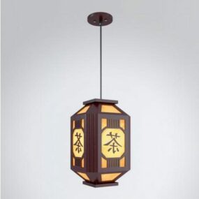 Classic Word Chandelier Chinese Style 3d model