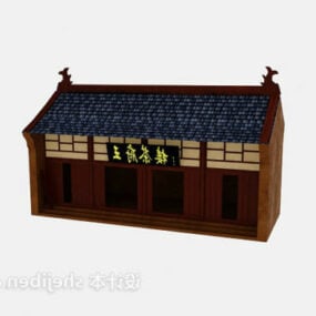 Chinese Ancient Teahouse Building 3d model