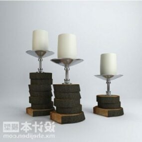 Candlestick Decorative 3d model