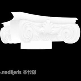 Tête de colonne romaine de style classique modèle 3D