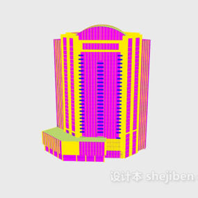 3d модель концепції багатоквартирного будинку