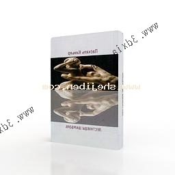 Hardcover Book White Cover 3d model
