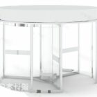 सफेद संगमरमर कॉफी टेबल
