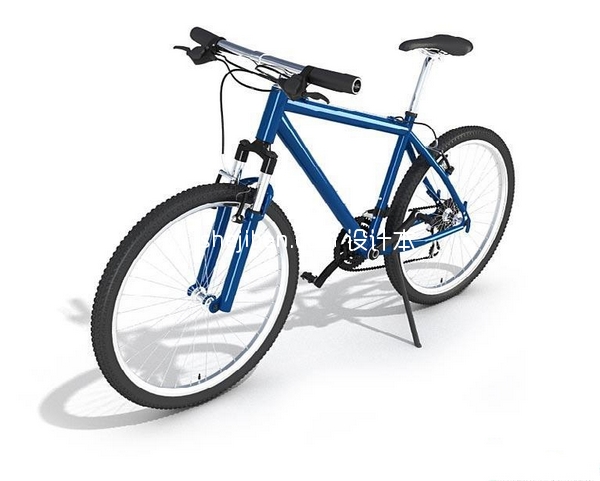 Estilo deportivo de bicicleta azul oscuro