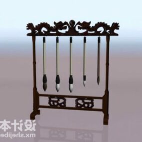 Chinese Vintage Instrument 3d model