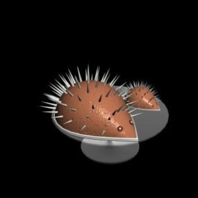 Hedgehog Lowpoly Animal 3d model