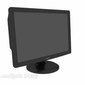 Gammal teknologi LCD-TV 3d-modell