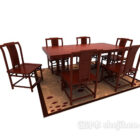 تم تحرير نموذج طاولة المجلس الأصلي ثلاثي الأبعاد.