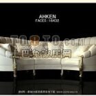 Time creative Chinese sofa 3d model .
