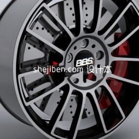 Tire Wheel Sport Style 3d model