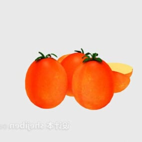 西红柿水果盘3d模型
