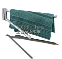 Barra para colgar toallas Accesorios de baño Modelo 3d