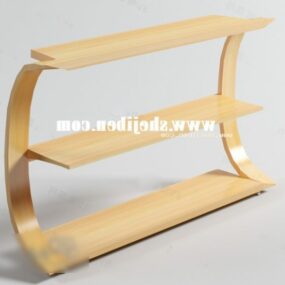 Cabinet Curved Frame Furniture 3D-malli