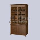 Traditional Cabinet Furniture Brown Wood