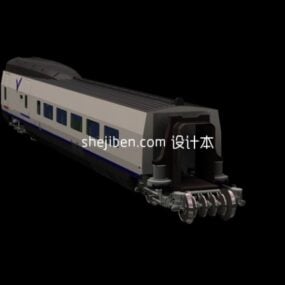 Transrapid Maglev Train 3d model