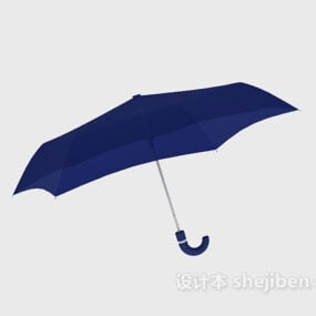 파란 우산 V1 3d 모델