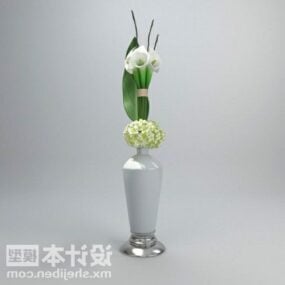 مدل سه بعدی تزئین گیاه گلدان