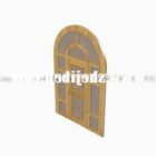 Antieke houten deur