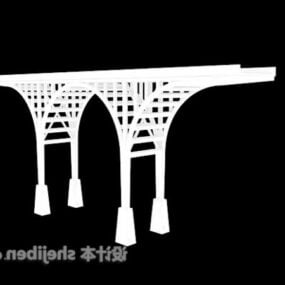 Çelik Beton Köprü 3d modeli
