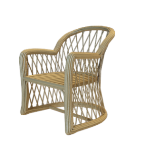Model 3D krzesła winorośli na świeżym powietrzu