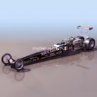 Vintage F1-Rennen 3D-Modell.