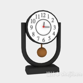 Horloge de table vintage modèle 3D