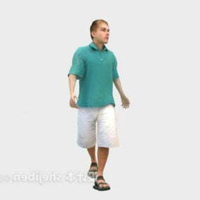 3D-Modell des Walking Man-Charakters