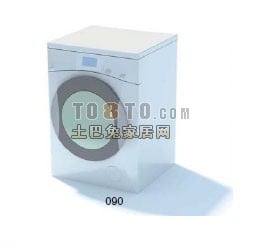 Siemens Washing Machine White Color 3d model