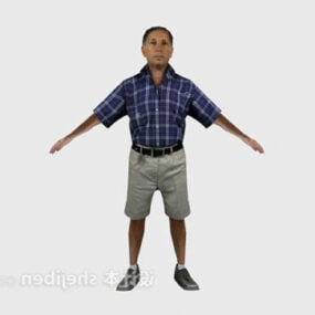 Model 3D Kaos Man