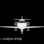 White Plane 3d modelo ed.
