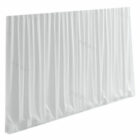 White Minimalist Curtain