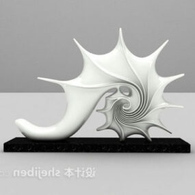 Model 3d Dekoratif Seni Patung Modernisme