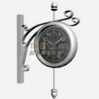 Wall Clock Gadget Inox Material