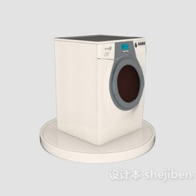 サークルフロアの洗濯機3Dモデル