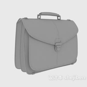 Typical Women Leather Bag 3d model