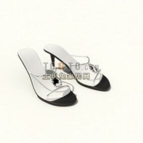 Dame sandaler Sko 3d model