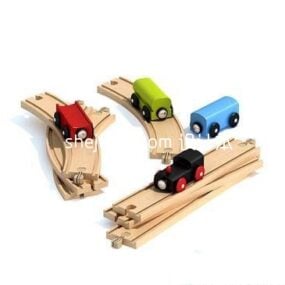 Caterpillar Train Kid Toy 3d model