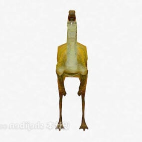 Yellow Dinosaur Animal 3d model